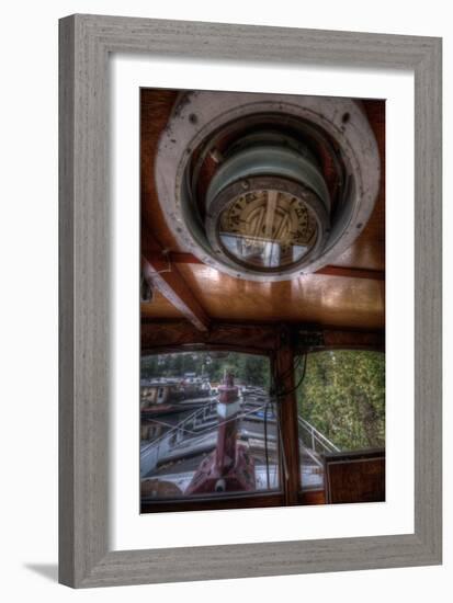 Old Barge with Compass-Nathan Wright-Framed Photographic Print