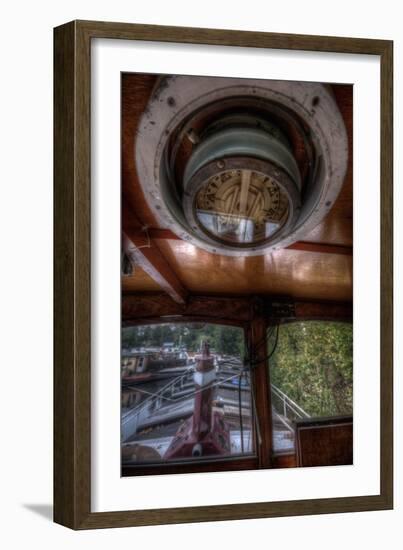 Old Barge with Compass-Nathan Wright-Framed Photographic Print