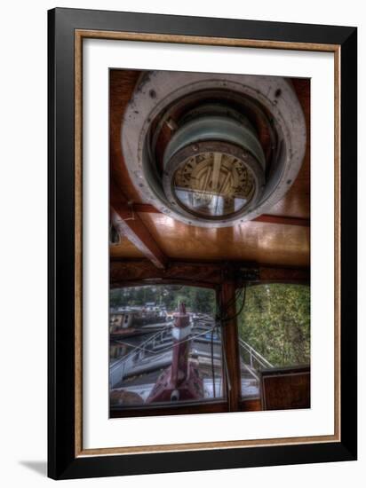 Old Barge with Compass-Nathan Wright-Framed Photographic Print