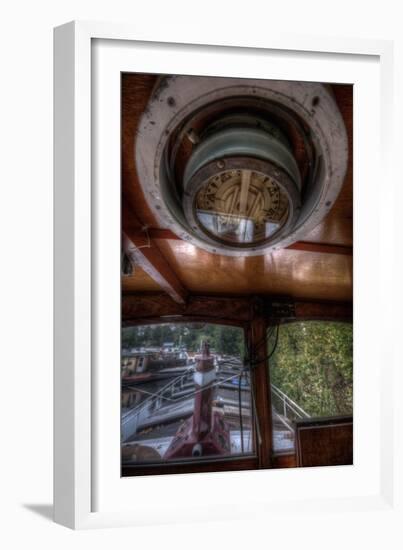 Old Barge with Compass-Nathan Wright-Framed Photographic Print