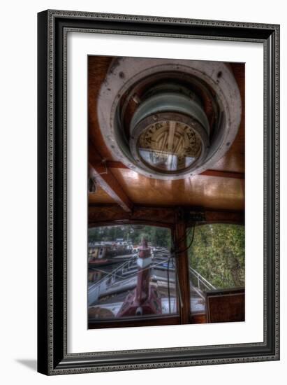 Old Barge with Compass-Nathan Wright-Framed Photographic Print