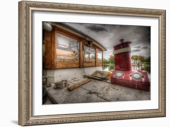 Old Barge-Nathan Wright-Framed Photographic Print