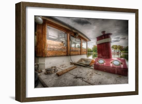 Old Barge-Nathan Wright-Framed Photographic Print