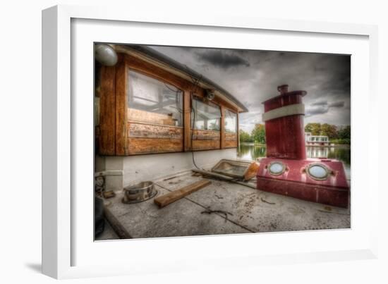 Old Barge-Nathan Wright-Framed Photographic Print