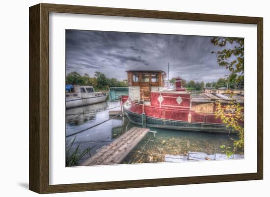 Old Barge-Nathan Wright-Framed Photographic Print