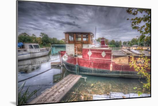 Old Barge-Nathan Wright-Mounted Photographic Print