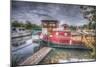 Old Barge-Nathan Wright-Mounted Photographic Print