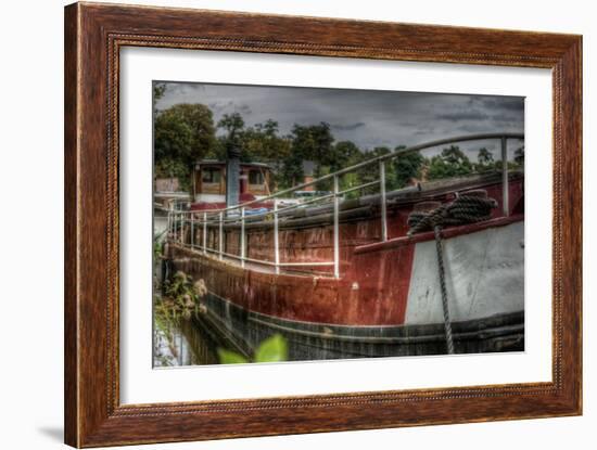 Old Barge-Nathan Wright-Framed Photographic Print