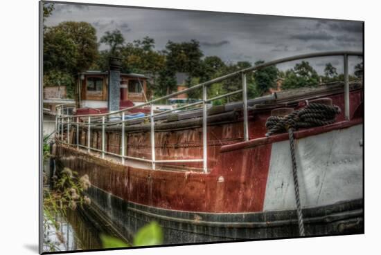 Old Barge-Nathan Wright-Mounted Photographic Print