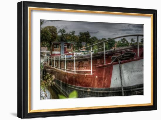 Old Barge-Nathan Wright-Framed Photographic Print