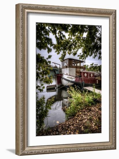 Old Barge-Nathan Wright-Framed Photographic Print