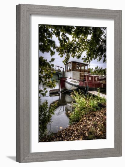 Old Barge-Nathan Wright-Framed Photographic Print