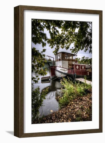 Old Barge-Nathan Wright-Framed Photographic Print