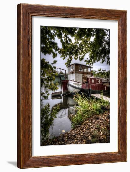 Old Barge-Nathan Wright-Framed Photographic Print