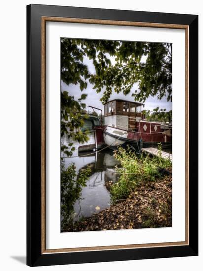 Old Barge-Nathan Wright-Framed Photographic Print