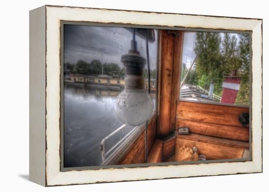 Old Barge-Nathan Wright-Framed Premier Image Canvas