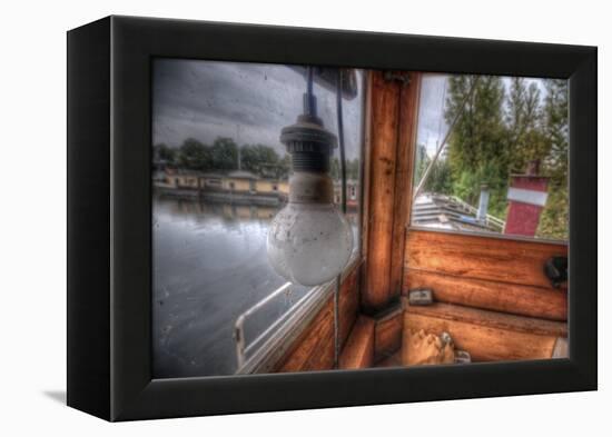 Old Barge-Nathan Wright-Framed Premier Image Canvas