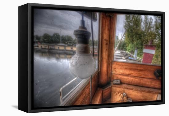 Old Barge-Nathan Wright-Framed Premier Image Canvas