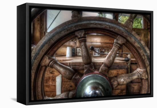 Old Barge-Nathan Wright-Framed Premier Image Canvas