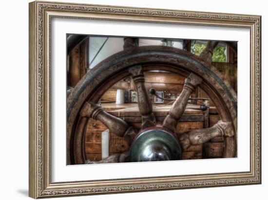 Old Barge-Nathan Wright-Framed Photographic Print