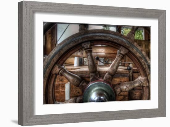 Old Barge-Nathan Wright-Framed Photographic Print