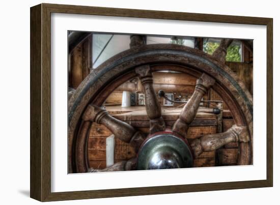 Old Barge-Nathan Wright-Framed Photographic Print