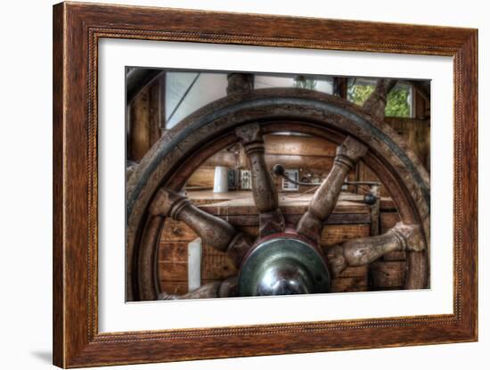 Old Barge-Nathan Wright-Framed Photographic Print