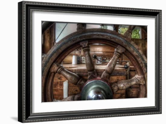 Old Barge-Nathan Wright-Framed Photographic Print