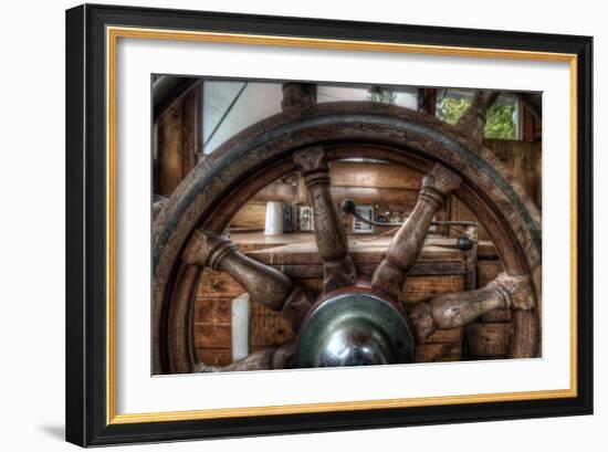 Old Barge-Nathan Wright-Framed Photographic Print