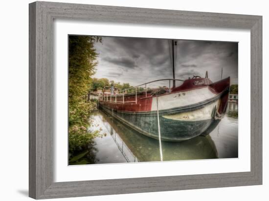 Old Barge-Nathan Wright-Framed Photographic Print