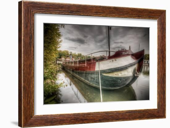 Old Barge-Nathan Wright-Framed Photographic Print