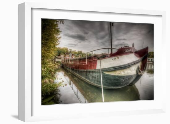 Old Barge-Nathan Wright-Framed Photographic Print