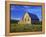 Old Barn and Spring Wheat Field-Terry Eggers-Framed Premier Image Canvas