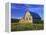 Old Barn and Spring Wheat Field-Terry Eggers-Framed Premier Image Canvas