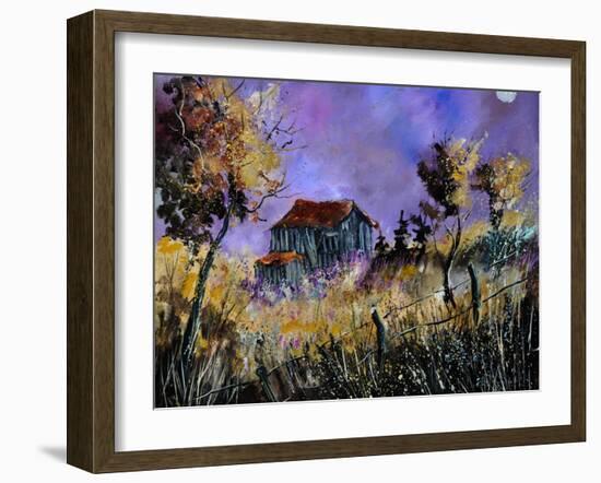 Old Barn In Ardennes-Pol Ledent-Framed Art Print