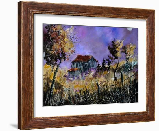 Old Barn In Ardennes-Pol Ledent-Framed Art Print