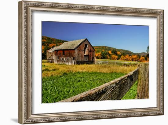 Old Barn in Kent, Connecticut, Usa-Sabine Jacobs-Framed Photographic Print