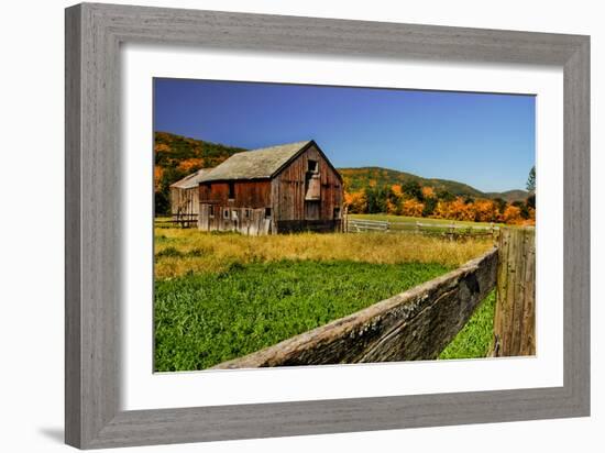 Old Barn in Kent, Connecticut, Usa-Sabine Jacobs-Framed Photographic Print