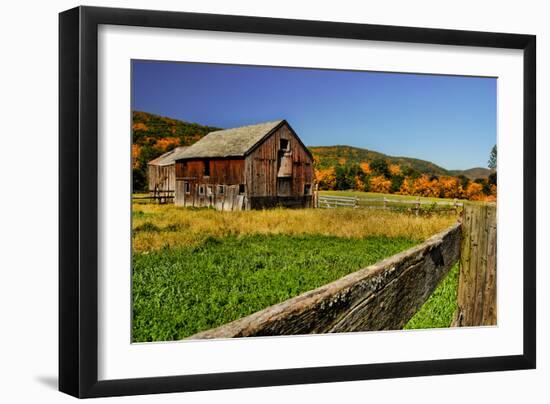 Old Barn in Kent, Connecticut, Usa-Sabine Jacobs-Framed Photographic Print