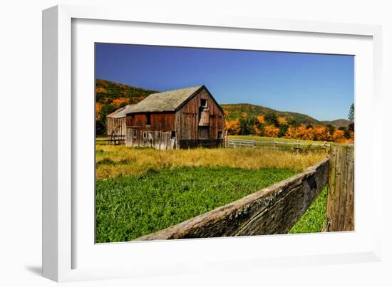 Old Barn in Kent, Connecticut, Usa-Sabine Jacobs-Framed Photographic Print
