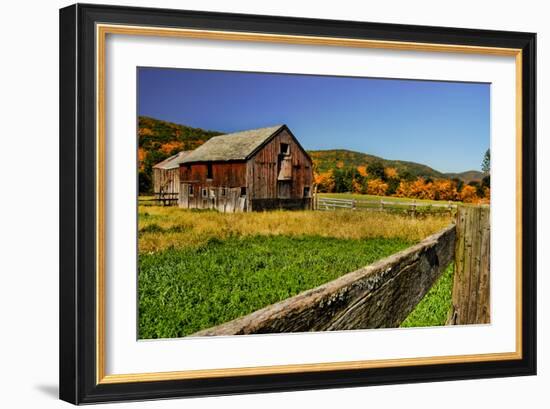 Old Barn in Kent, Connecticut, Usa-Sabine Jacobs-Framed Photographic Print