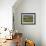 Old Barn Next to Blooming Cherry Orchard and Field of Dandelions, Leelanau County, Michigan, USA-Mark Carlson-Framed Photographic Print displayed on a wall