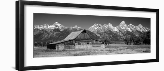 Old Barn on a Landscape, Grand Teton National Park, Wyoming, USA-null-Framed Photographic Print