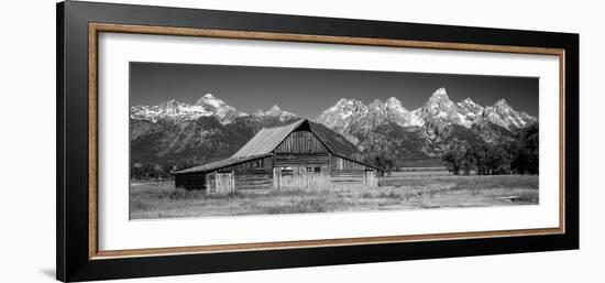 Old Barn on a Landscape, Grand Teton National Park, Wyoming, USA-null-Framed Photographic Print