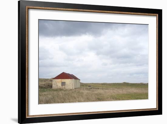 Old Barn, Reykjanes Peninsula, South West Iceland-Julia Wellner-Framed Photographic Print