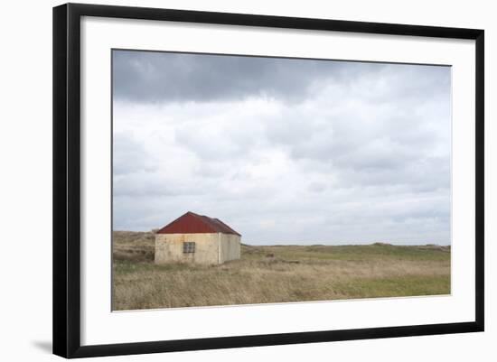 Old Barn, Reykjanes Peninsula, South West Iceland-Julia Wellner-Framed Photographic Print