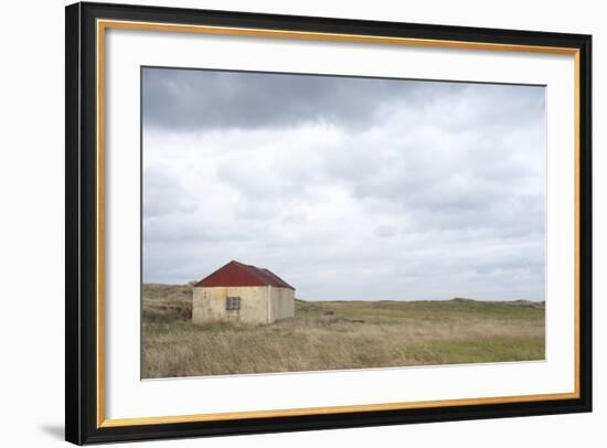 Old Barn, Reykjanes Peninsula, South West Iceland-Julia Wellner-Framed Photographic Print