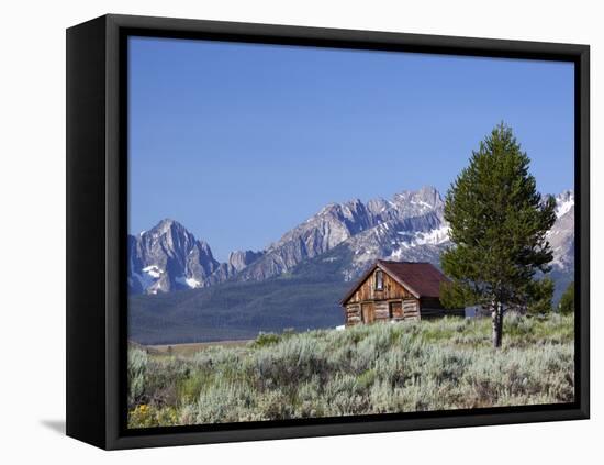 Old Barn, Sawtooth National Recreation Area, Idaho, USA-Jamie & Judy Wild-Framed Premier Image Canvas