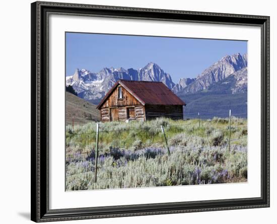 Old Barn, Sawtooth National Recreation Area, Idaho, USA-Jamie & Judy Wild-Framed Photographic Print