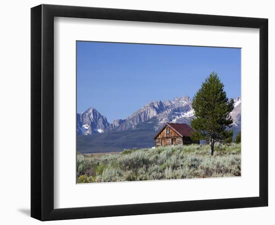 Old Barn, Sawtooth National Recreation Area, Idaho, USA-Jamie & Judy Wild-Framed Photographic Print